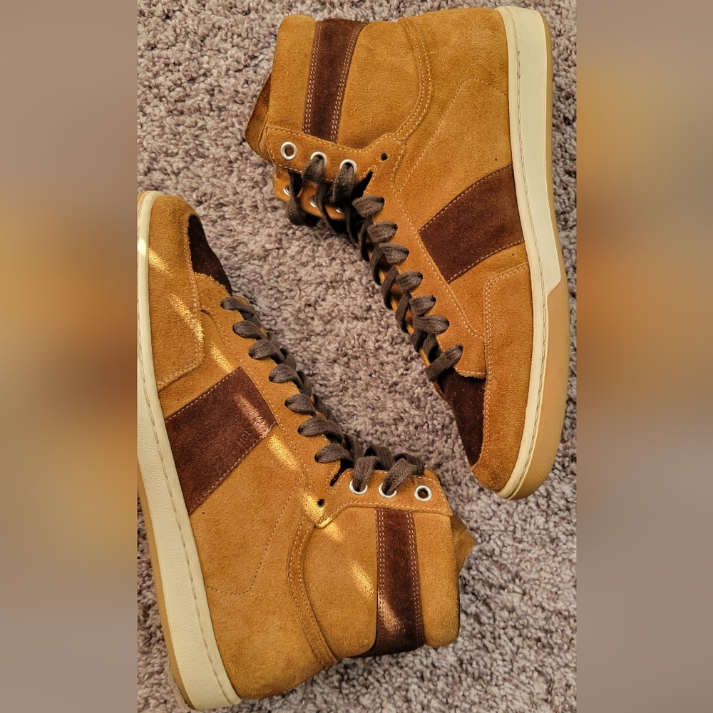 Suede Saint Laurent SL 10 sneakers
